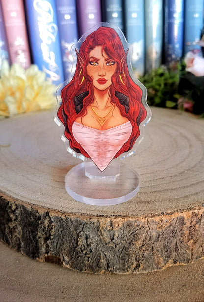 Characters from CRESCENT CITY ~Bryce-Hunt-Ruhn~ inspired and licensed Acrylic Mini Standee 