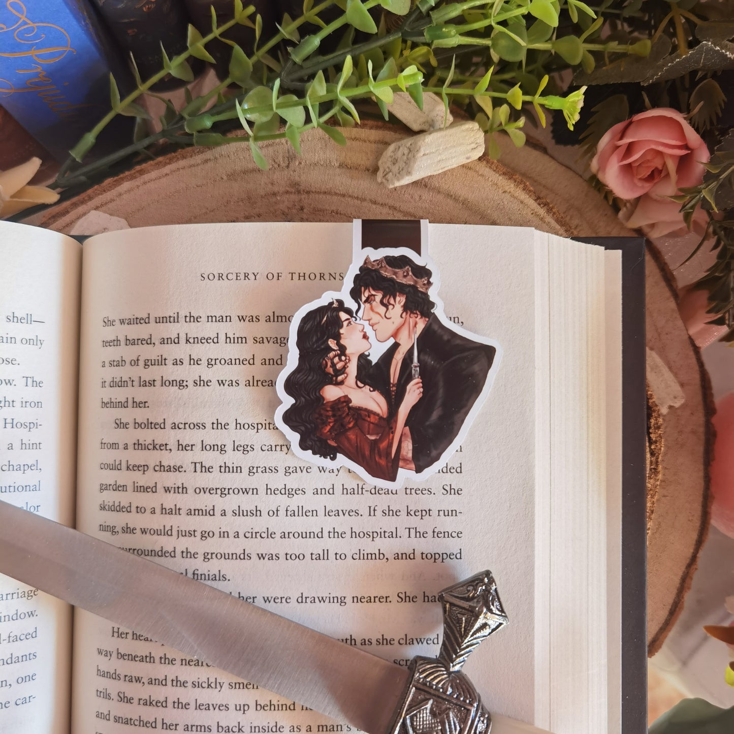 SCARRED Never after series - Tristan and Sara B licensed magnetic bookmark