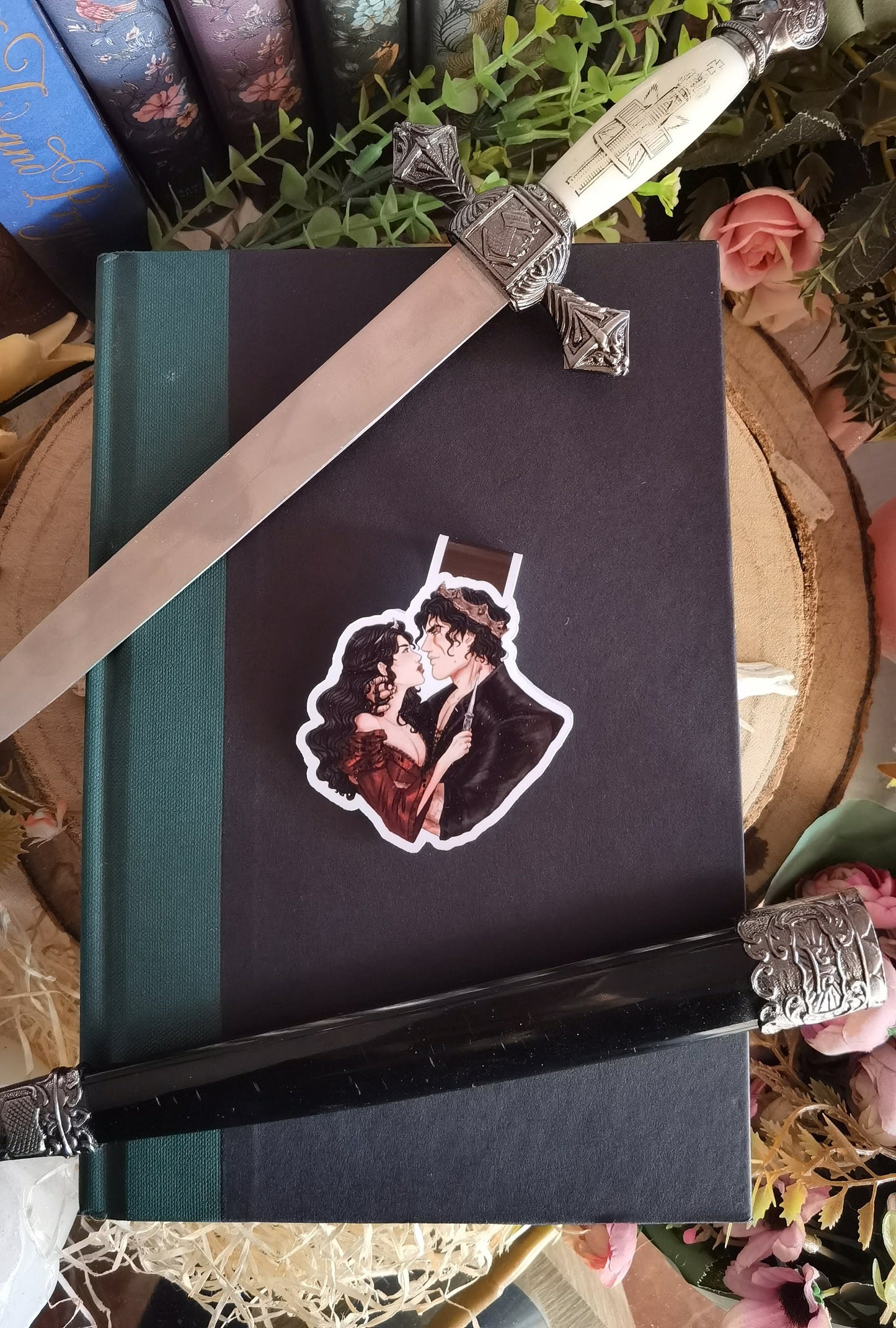 SCARRED Never after series - Tristan and Sara B licensed magnetic bookmark