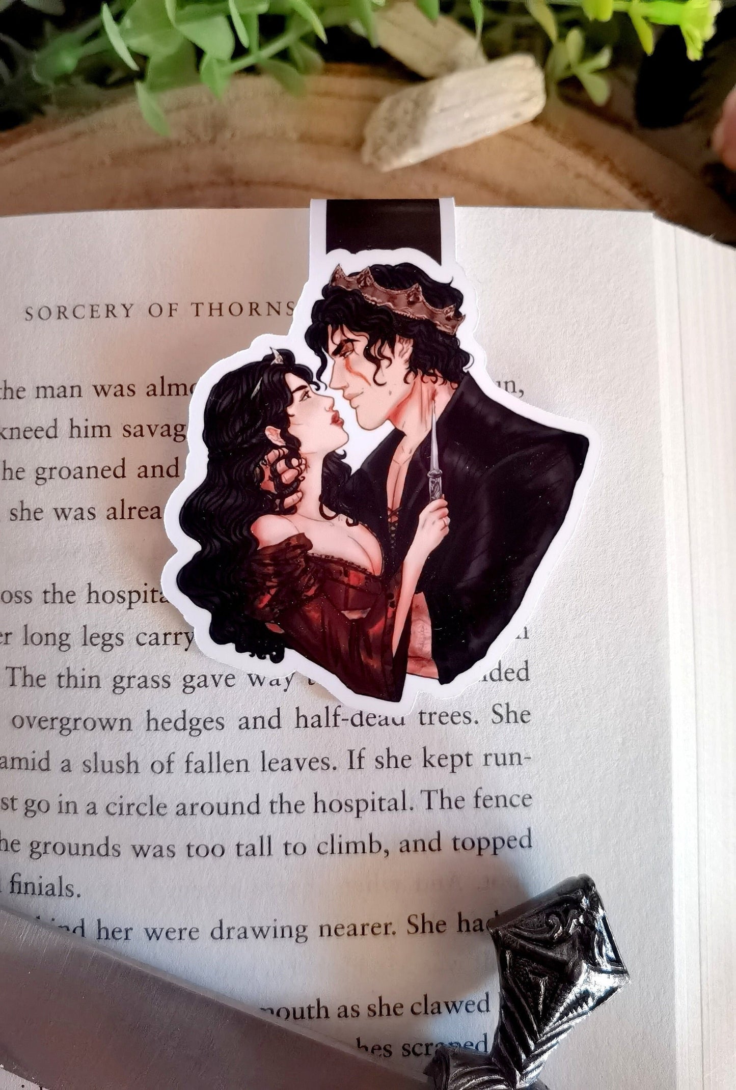 SCARRED Never after series - Tristan and Sara B licensed magnetic bookmark