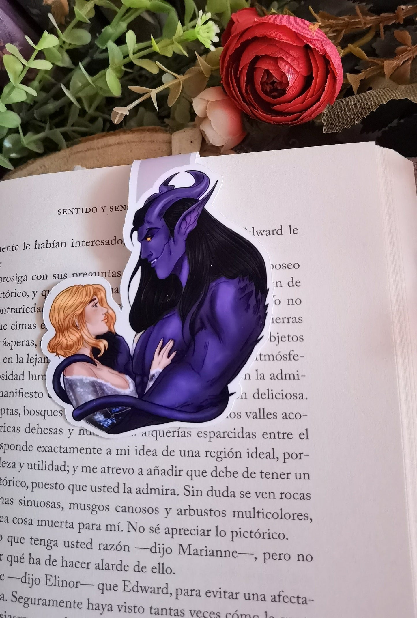 LOVE & MONSTERS - Mina and Vadric Official License Magnetic Bookmark monsterlover demon