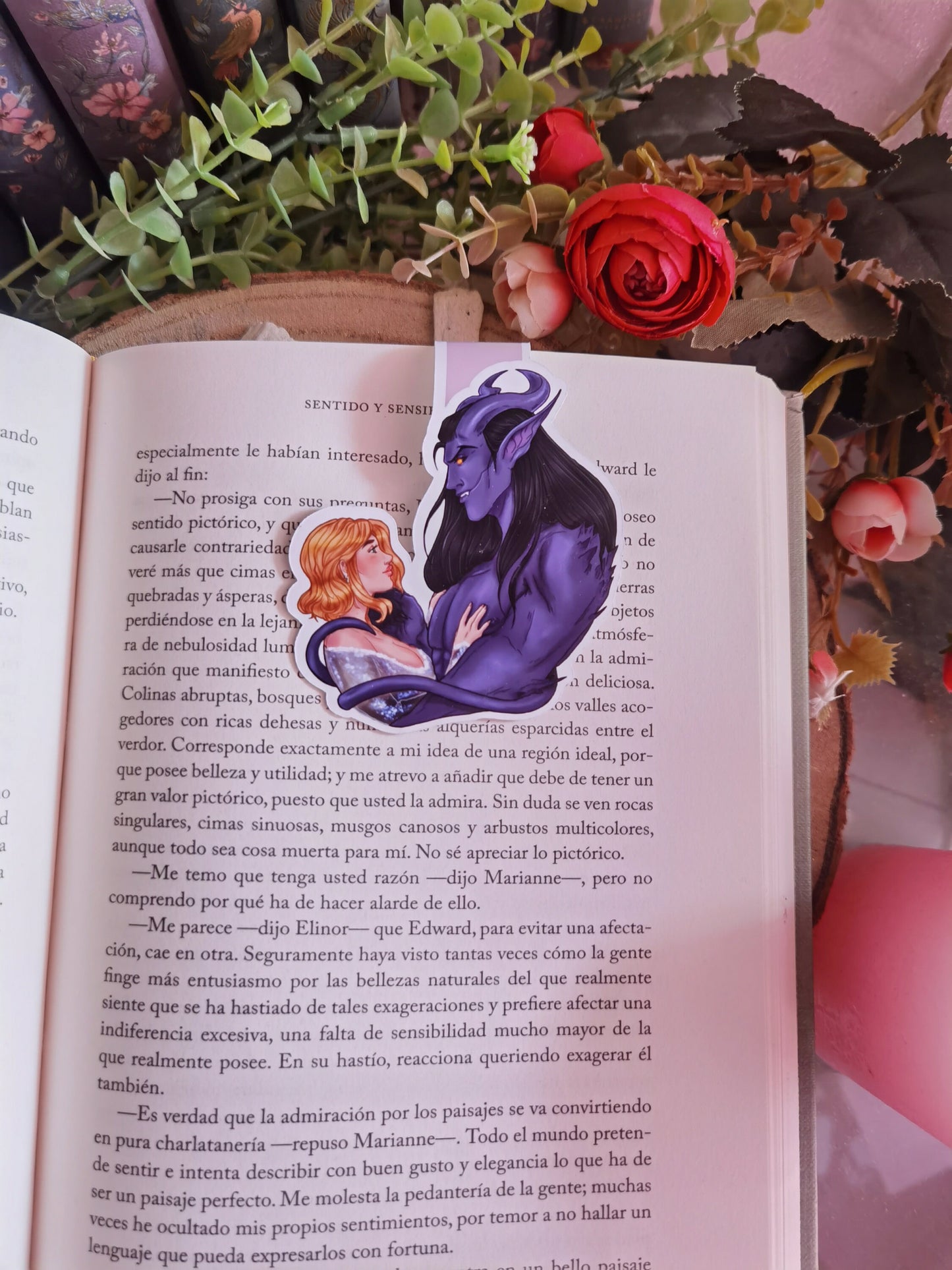 LOVE & MONSTERS - Mina and Vadric Official License Magnetic Bookmark monsterlover demon