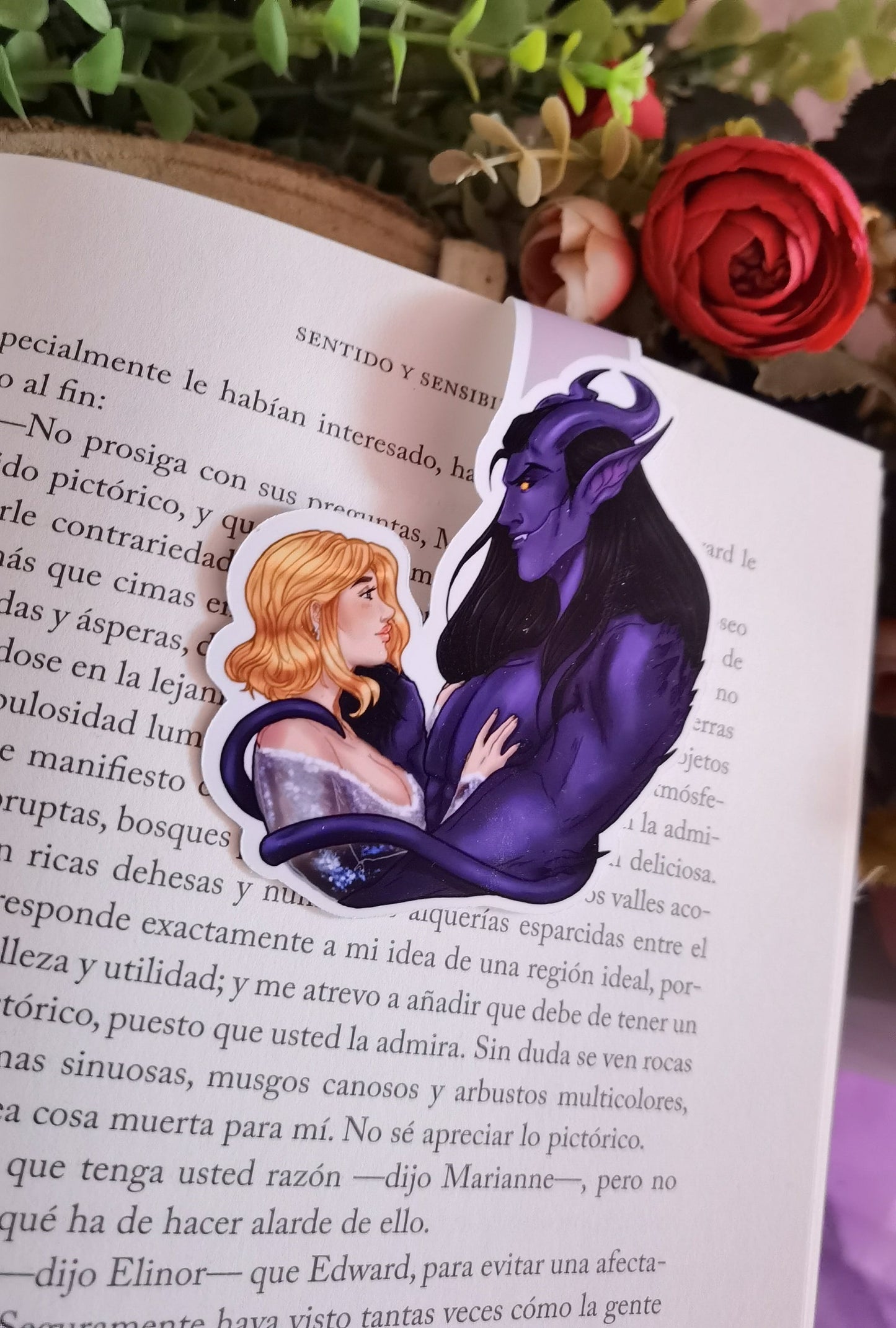 LOVE & MONSTERS - Mina and Vadric Official License Magnetic Bookmark monsterlover demon