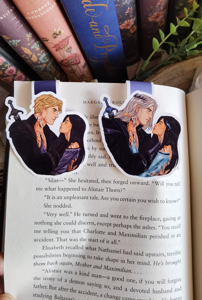 What lies beyond the veil series - Estrella and Caelum/Caldris licensed magnetic bookmark