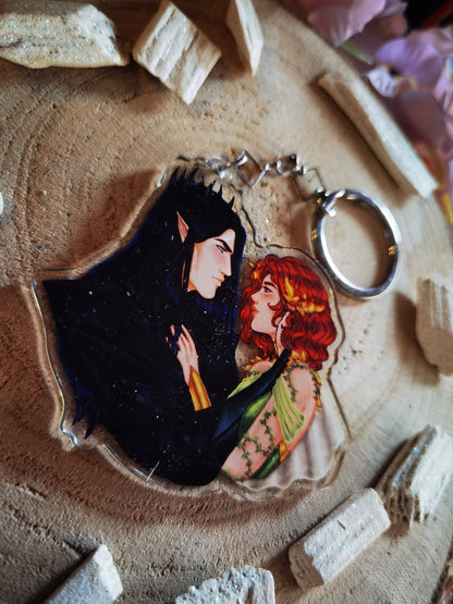 A DEAL with the ELF KING [Official License] Luella and Eldas Married to Magic acrylic keychain (Lueldas) Elise Kova