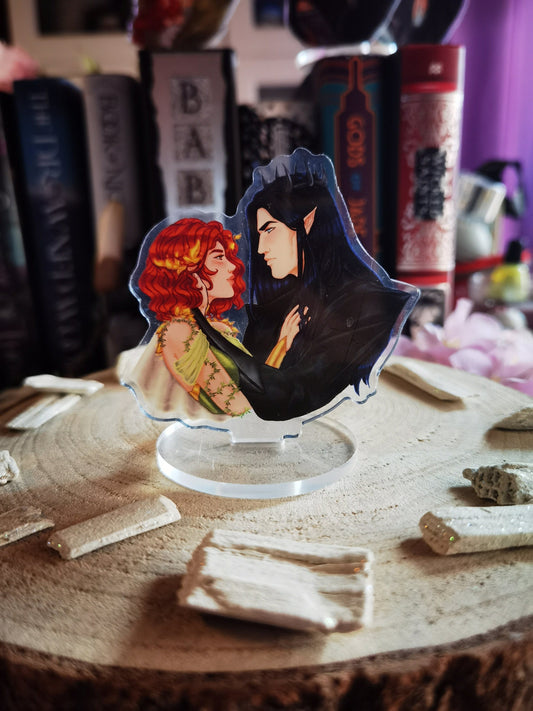 Un trato con el REY ELFO [Licencia Oficial] Luella y Eldas casados con Magic Mini Standee (Lueldas)