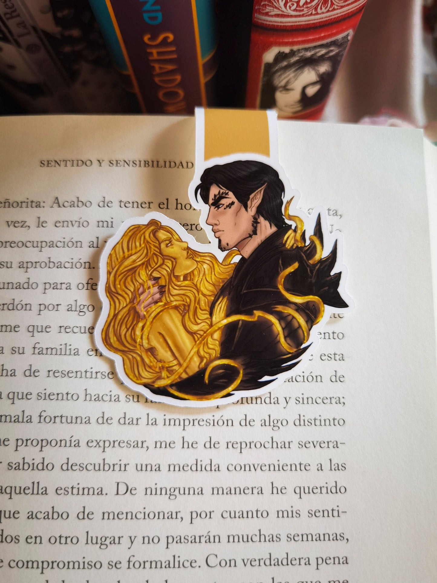 THE PLATED PRISONER series - Gild Commander Rip and Auren inspired Magnetic Bookmark