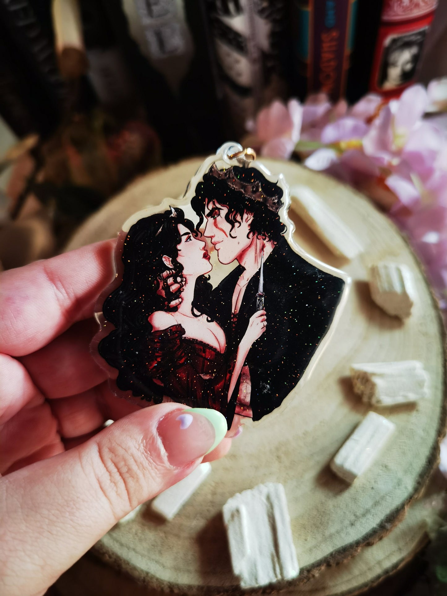 SCARRED Never After series - Tristan and Sara B licensed acrylic keychain