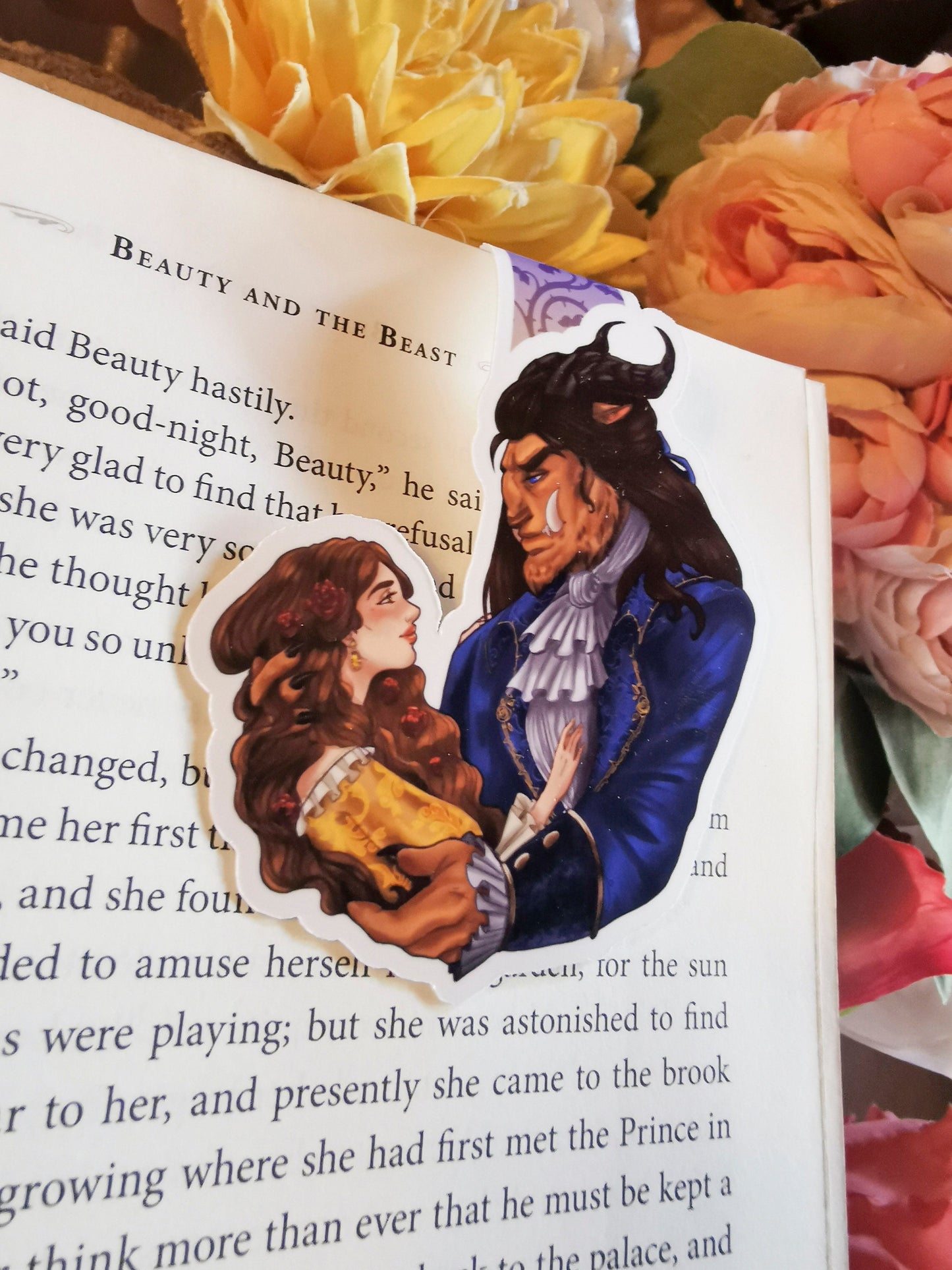 Beauty and the BEAST - Beauty and the Beast magnetic bookmark fairy tale old as time