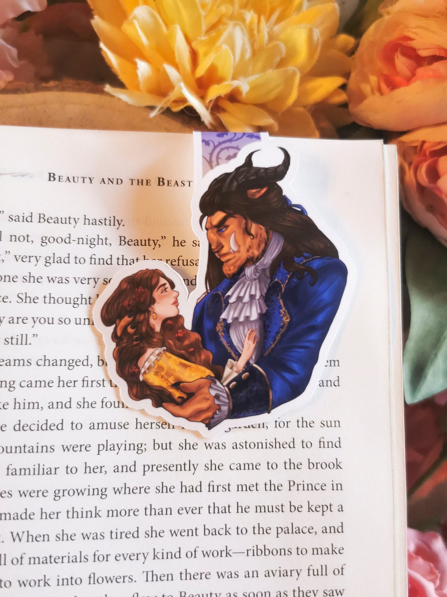 Beauty and the BEAST - Beauty and the Beast magnetic bookmark fairy tale old as time