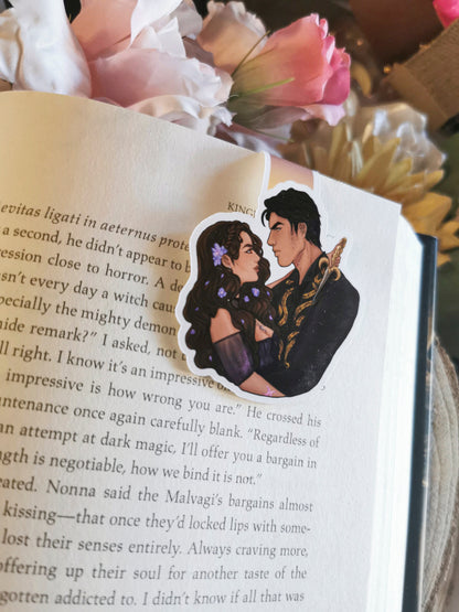 KINGDOM Of The WICKED - Emilia and Ira inspired Magnetic Bookmark