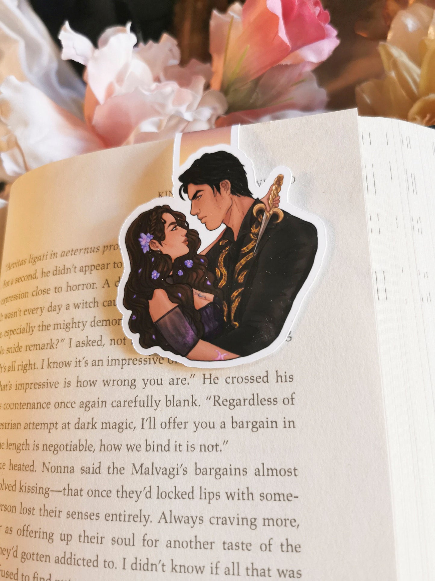 KINGDOM Of The WICKED - Emilia and Ira inspired Magnetic Bookmark