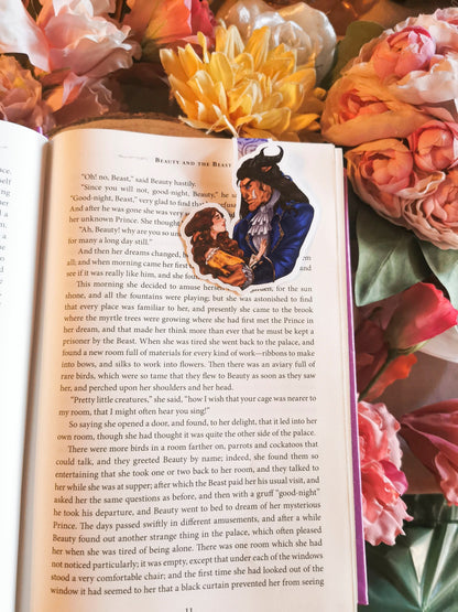 Beauty and the BEAST - Beauty and the Beast magnetic bookmark fairy tale old as time