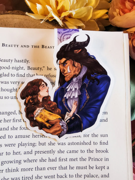Beauty and the BEAST - Beauty and the Beast magnetic bookmark fairy tale old as time