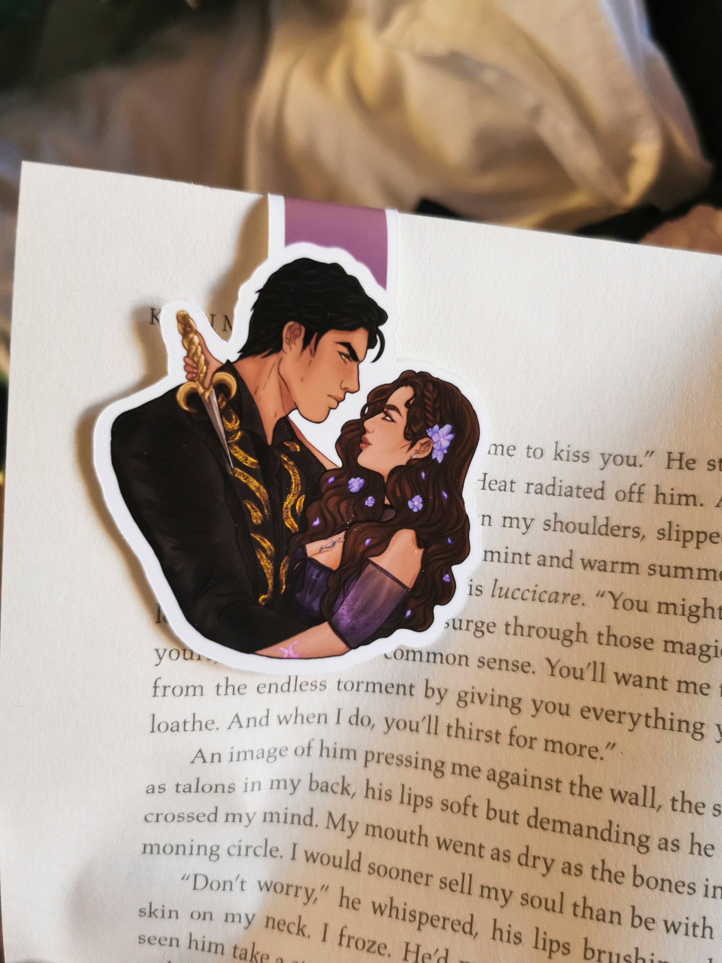 KINGDOM Of The WICKED - Emilia and Ira inspired Magnetic Bookmark