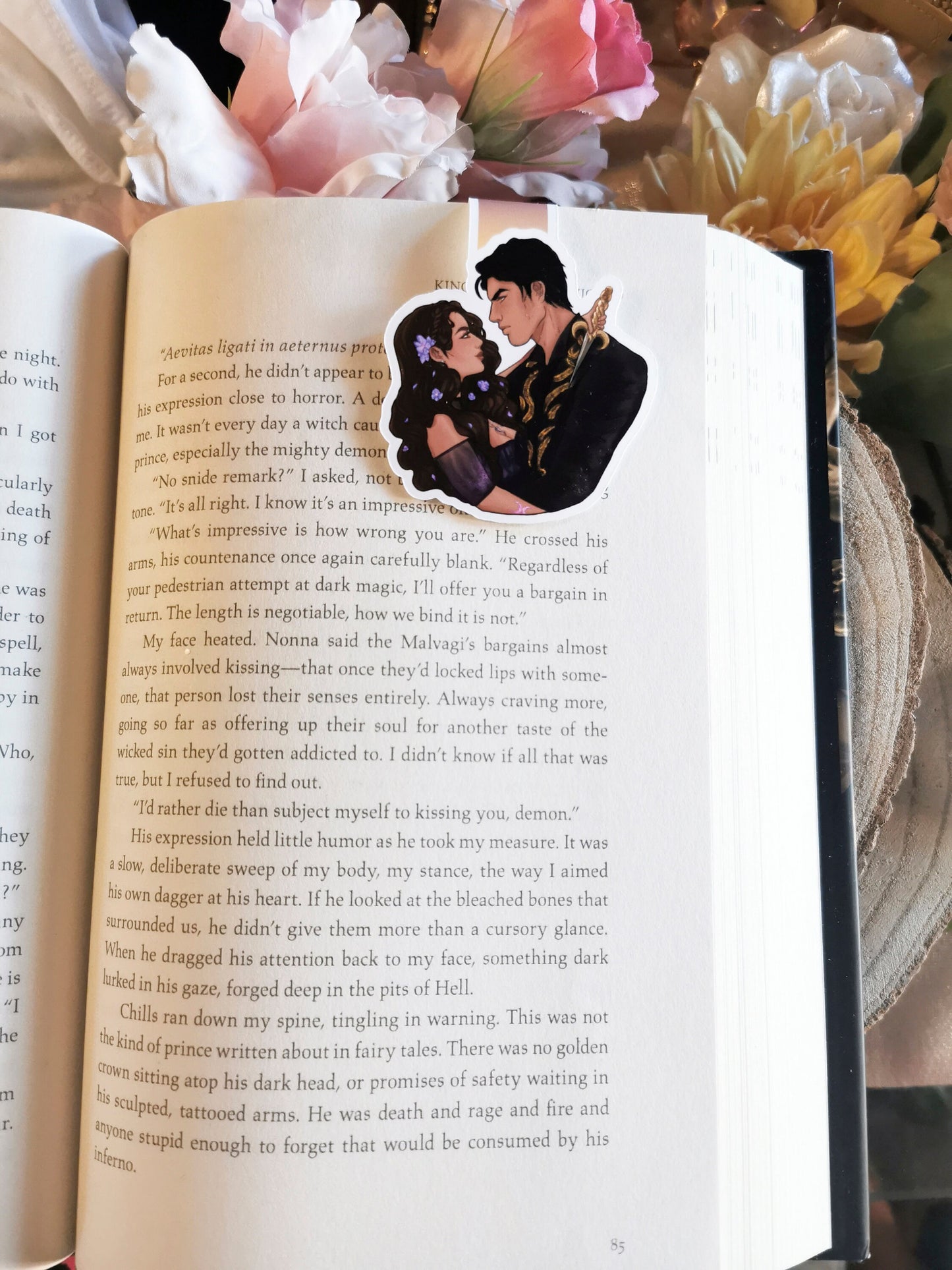 KINGDOM Of The WICKED - Emilia and Ira inspired Magnetic Bookmark